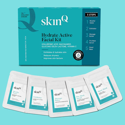 How to use SkinQ Hydrate Active Facial Kit