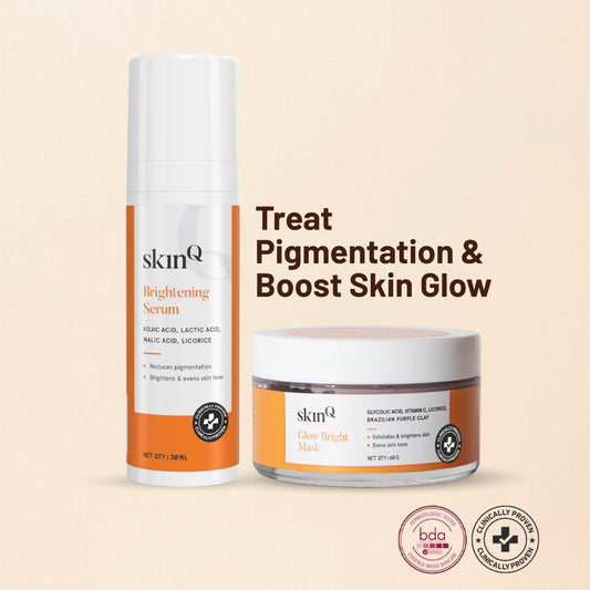 The Glowble Couple: Best Serum for Skin Brightening and Face Mask for Glowing Skin | Achieve Smooth and Glowing Skin