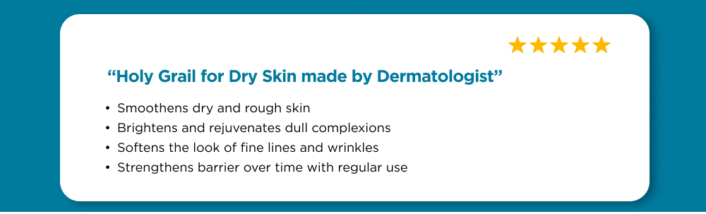 Dermatalogist recommended face serum for dry skin