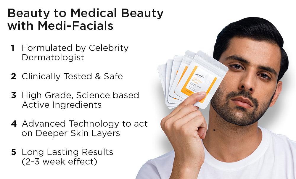 Clinically tested d tan facial kit