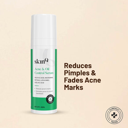 Acne & Oil Control Serum | Serum For Acne Prone Skin | Clinically tested Salicylic Acid Serum with Niacinamide