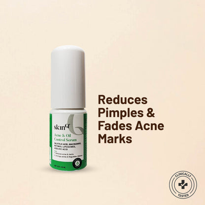 Acne & Oil Control Serum | Serum For Acne Prone Skin | Clinically tested Salicylic Acid Serum with Niacinamide