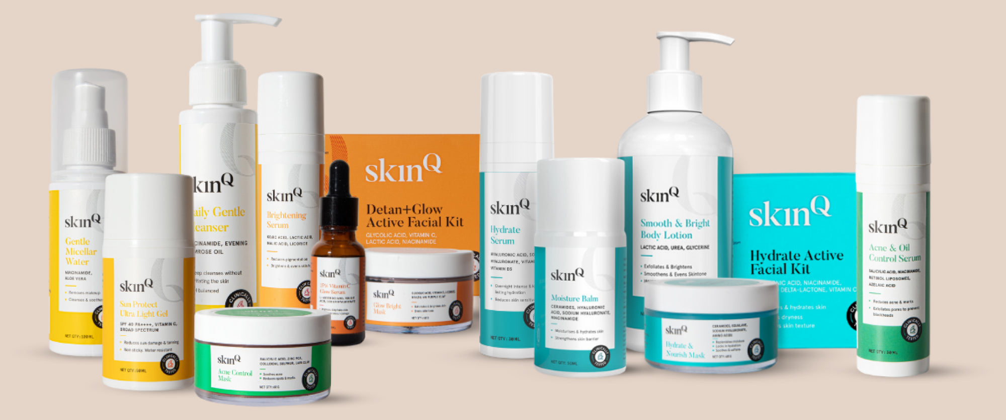 Melanin skin care products by SkinQ