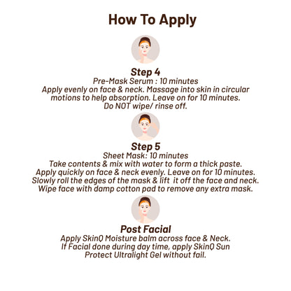 De Tan Facial Kit: How to Apply