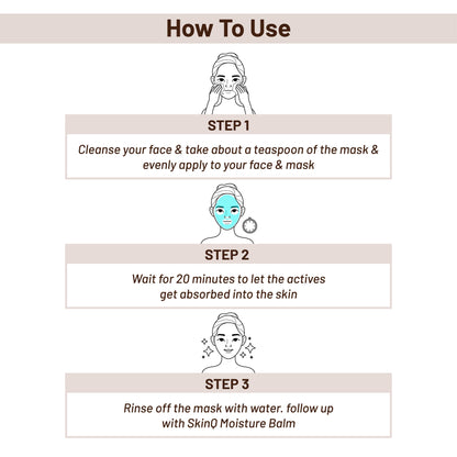 Hydrate & Nourish Mask | Hydrate Mask With Squalane, Ceramides And Lactic Acid | Soothes skin, Reduces Itching & Burning for Dry Skin