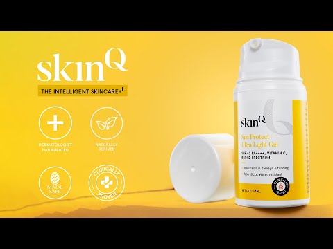 SkinQ Sunscreen Gel SPF 40 PA+++ - Protects Skin from Sun Damage